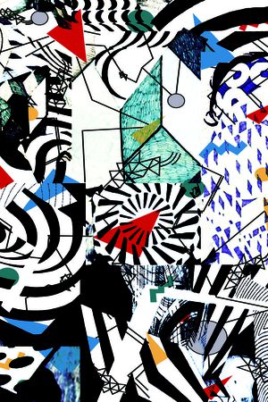 几何印花华亿平台图片