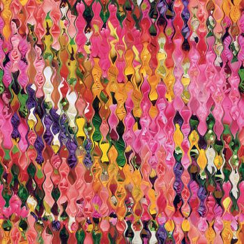 314461-水中花几何波纹花卉1