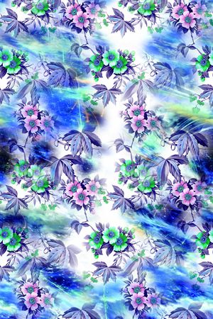 面料花印花华亿平台图片