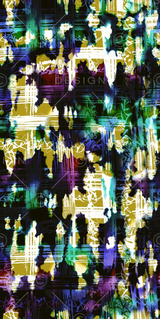 几何抽象类印花华亿平台图片