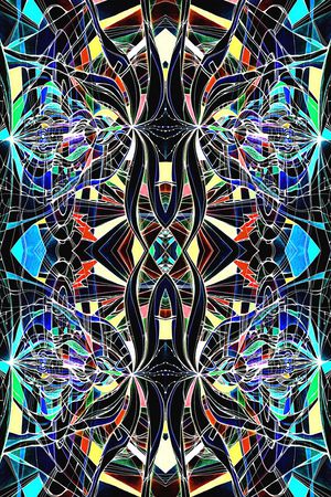 抽象印花华亿平台图片