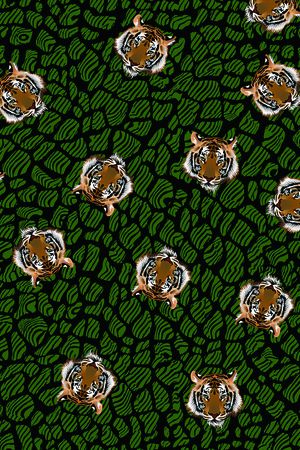 复古印花华亿平台图片