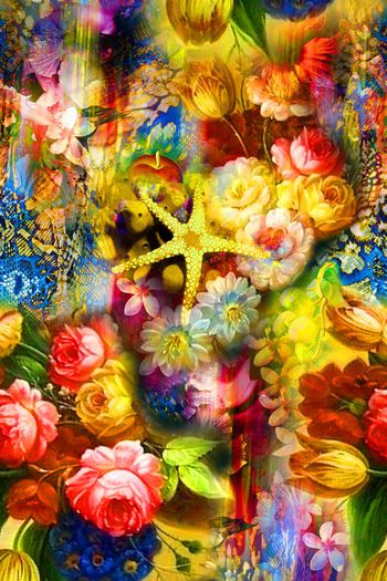 316413-2014油画花卉