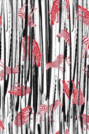 休闲印花华亿平台图片