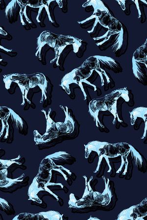 传统★动物图案印花华亿平台图片