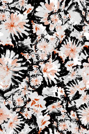 传统★花朵图案印花华亿平台图片