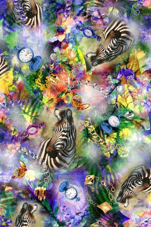 抽象印花华亿平台图片