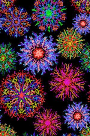 烟花印花华亿平台图片