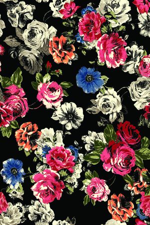 水墨风印花华亿平台图片