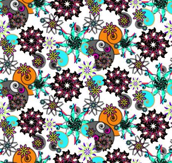 317546-时尚精美活力炫彩创意几何花-2