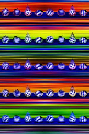 条纹印花华亿平台图片