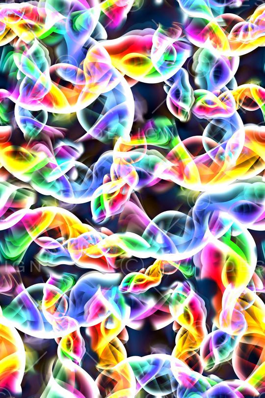 数码★抽象图案印花华亿平台图片