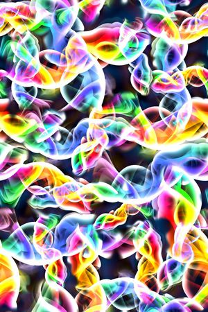 数码★抽象图案印花华亿平台图片