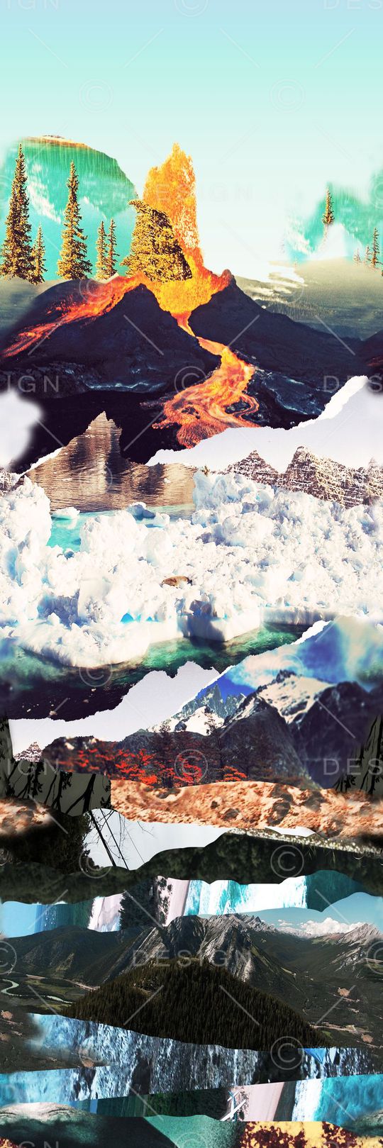 建筑风景印花华亿平台图片