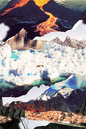 建筑风景印花华亿平台图片