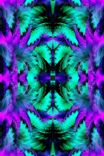 317785-镜像花纹 抽象分形艺术-1