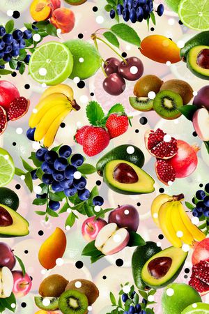 抽象印花华亿平台图片