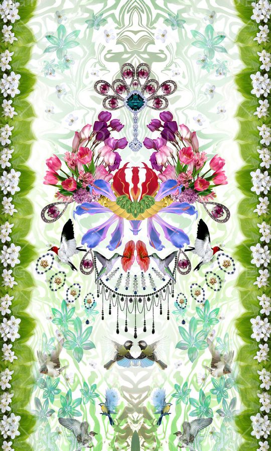 清新印花华亿平台图片