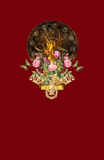 318378-前幅定位欧式宗教奢华风组合休闲印花