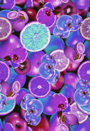 318544-缤纷夏日水果热带风度假风休闲印花