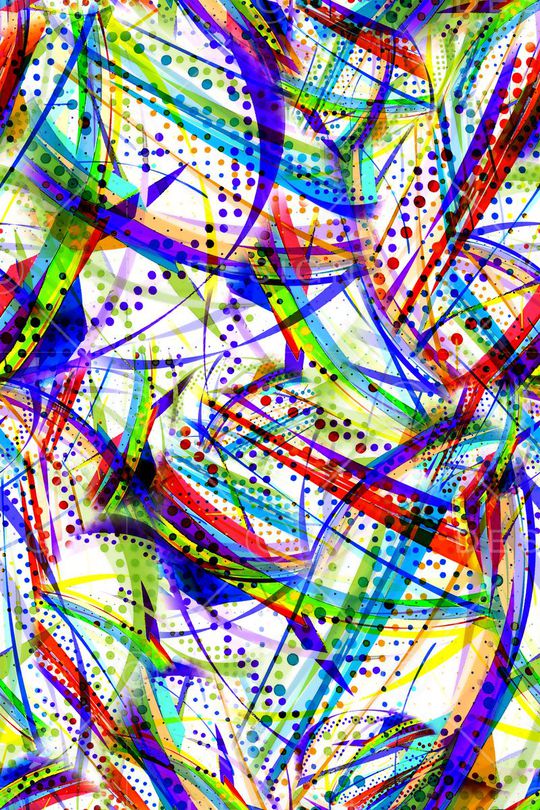 数码★几何格纹印花华亿平台图片