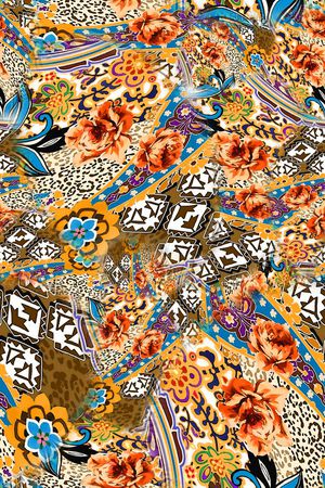 数码★民族风格印花华亿平台图片