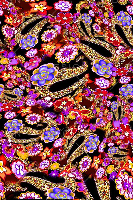 数码★民族风格印花华亿平台图片