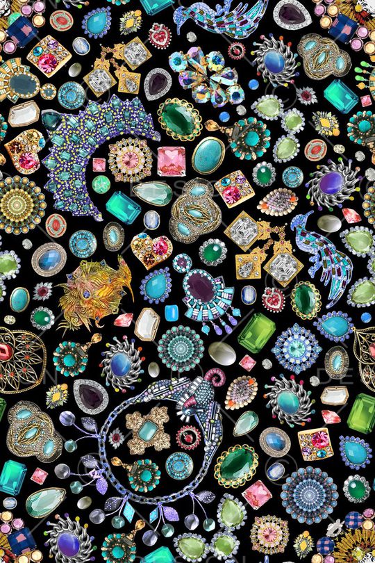 宝石珠宝印花华亿平台图片