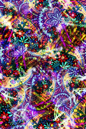 民族风印花华亿平台图片