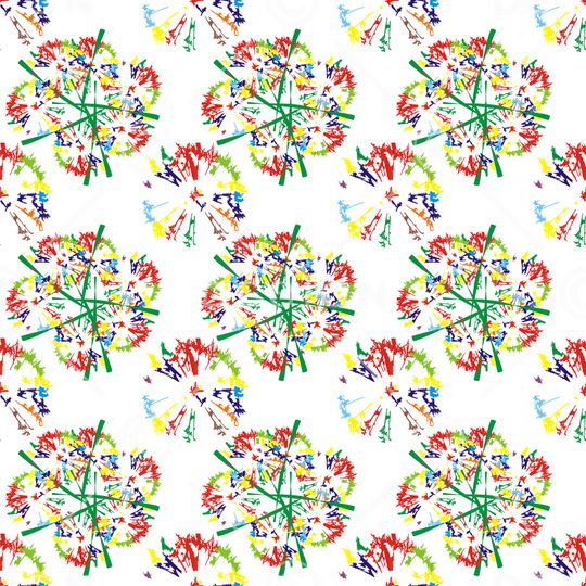 女装华亿平台印花华亿平台图片