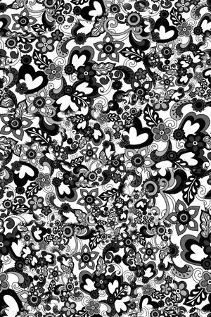 传统★花朵图案印花华亿平台图片