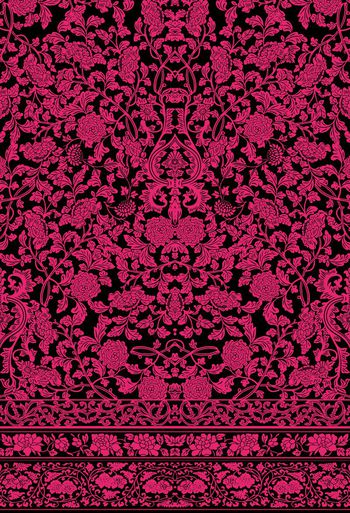 319687-中国风靛蓝定位印花青花瓷华亿平台