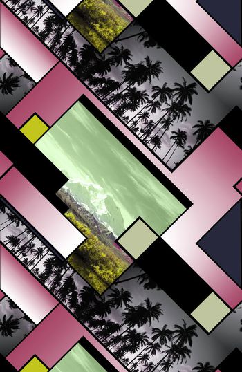 319784-数码几何照片拼接设计