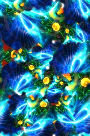 数码★抽象图案印花华亿平台图片