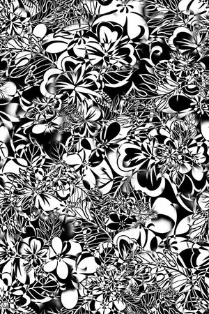 传统★花朵图案印花华亿平台图片