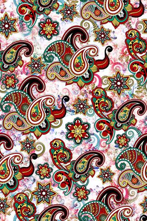 佩斯利印花华亿平台图片