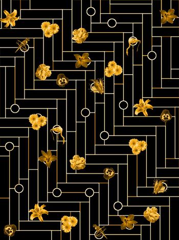 320774-几何色阶花卉2