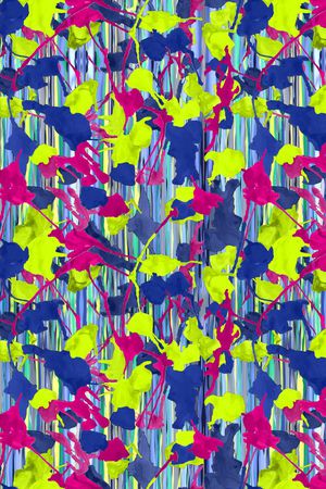 抽象艺术印花华亿平台图片