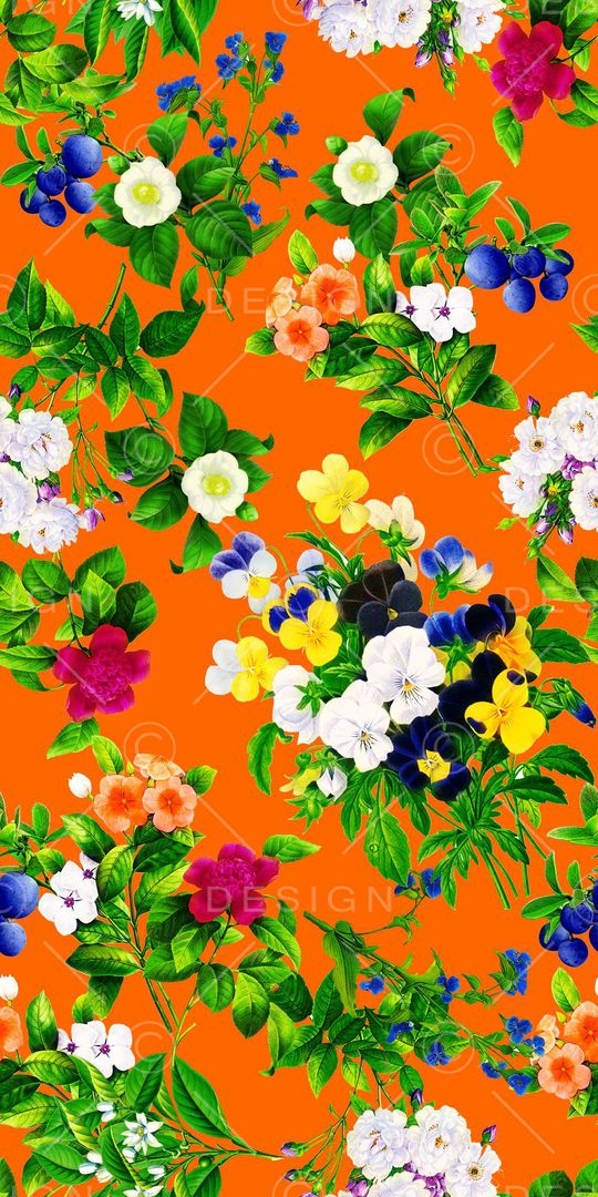 田园风印花华亿平台图片