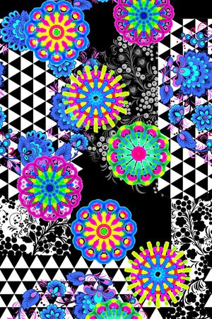 民族风印花华亿平台图片