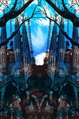 抽象印花华亿平台图片