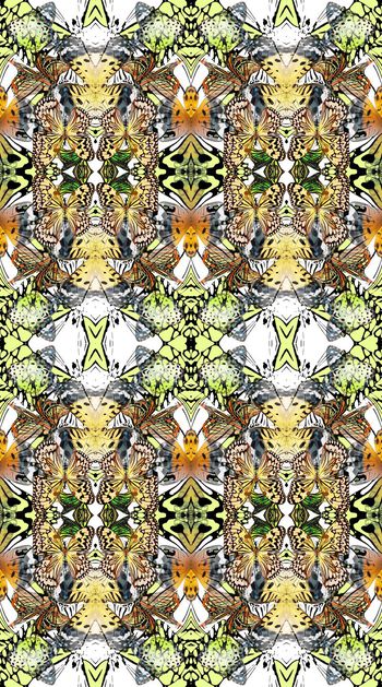 321077-满版蝴蝶印花