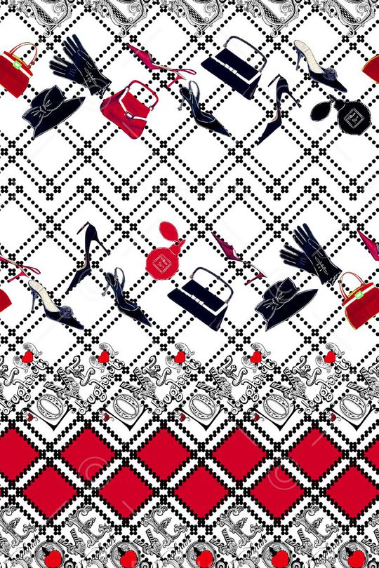 格子印花华亿平台图片