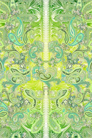 佩斯利印花华亿平台图片