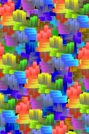 抽象印花华亿平台图片