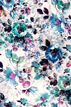 潘神花卉类印花华亿平台图片