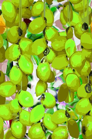 水彩风格印花华亿平台图片