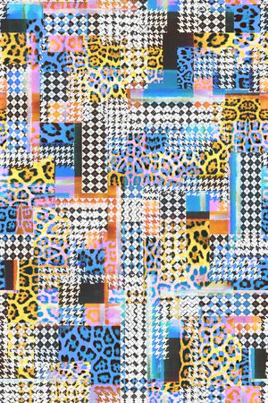 动物纹印花华亿平台图片