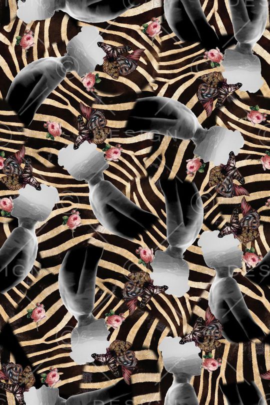 斑马纹印花华亿平台图片