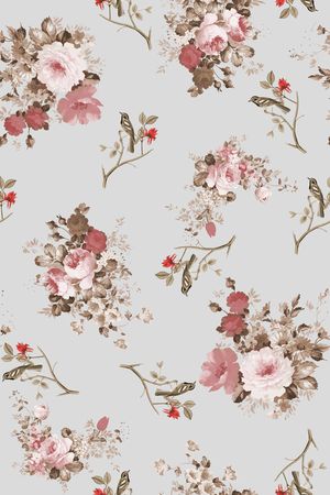 流行时尚花等印花华亿平台图片